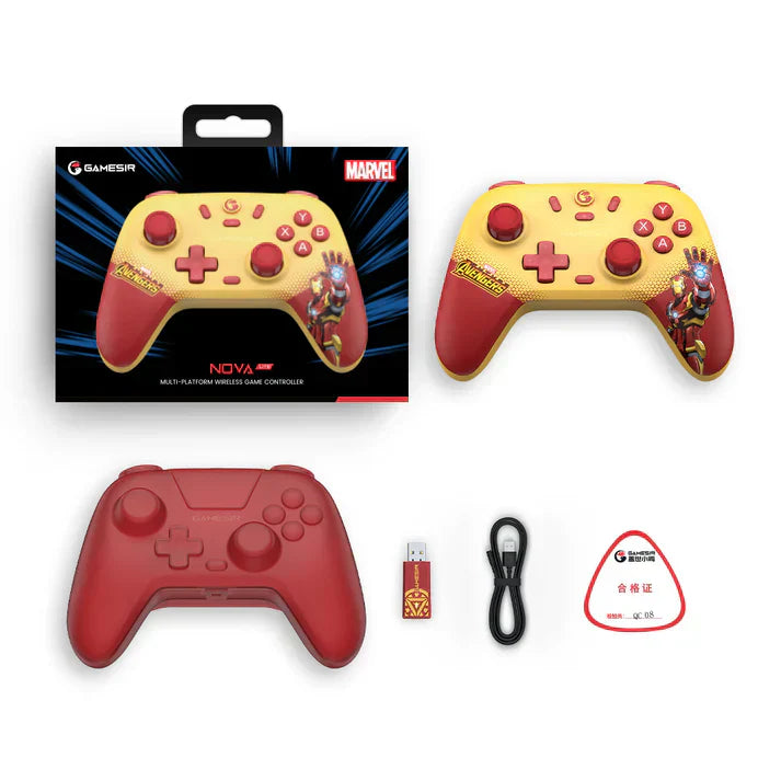 GameSir NOVA Lite Multi Platform Wireless Gaming Controller Marvel’s Iron Man