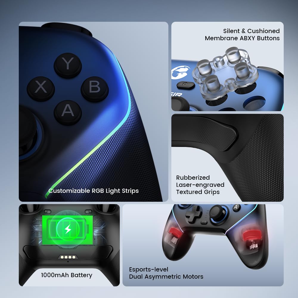 GameSir Super Nova Wireless Gaming Controller for PC/Switch/iOS/Android 1000Hz