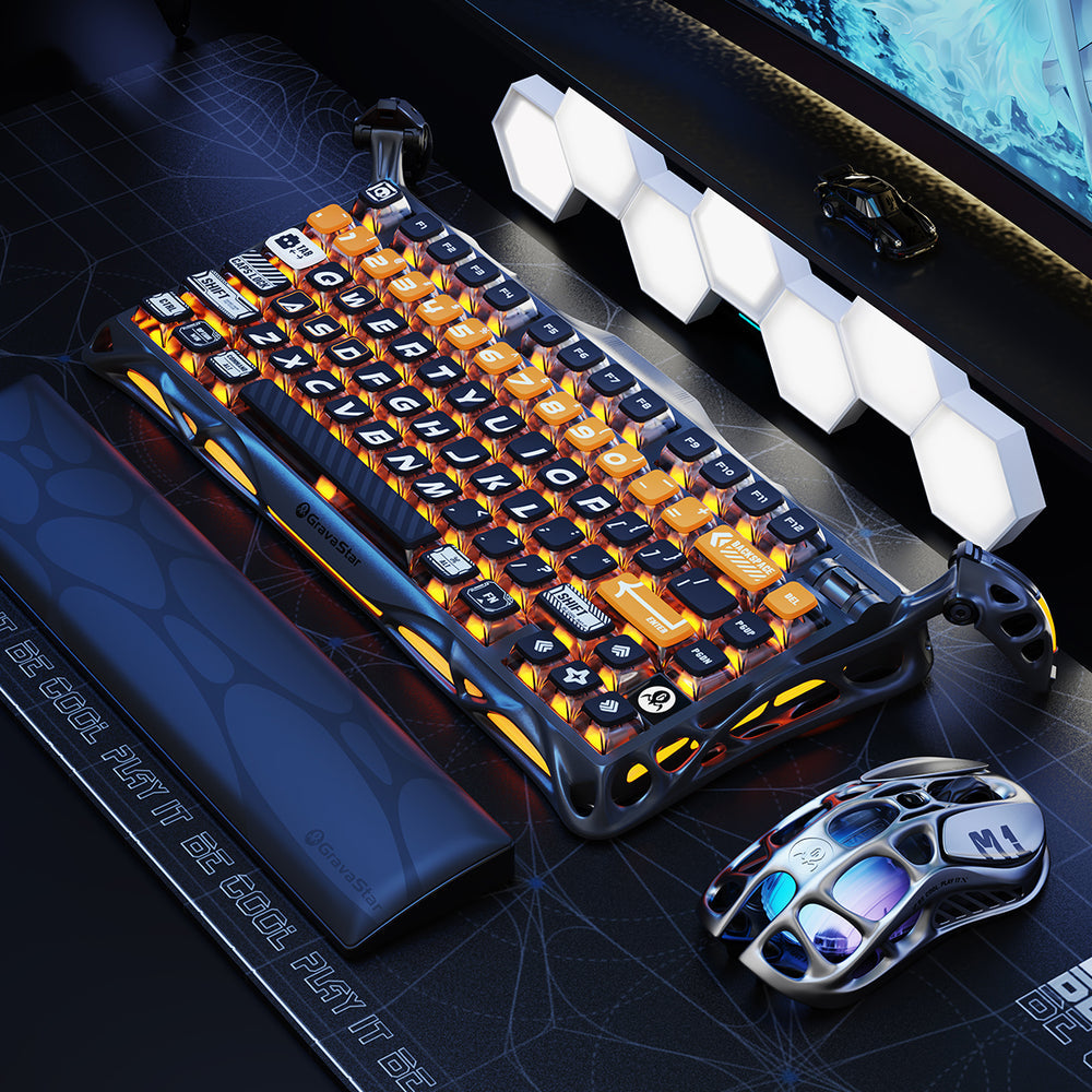 Gravastar Mercury K1 Pro Wireless Gaming Keyboard - Keyboards
