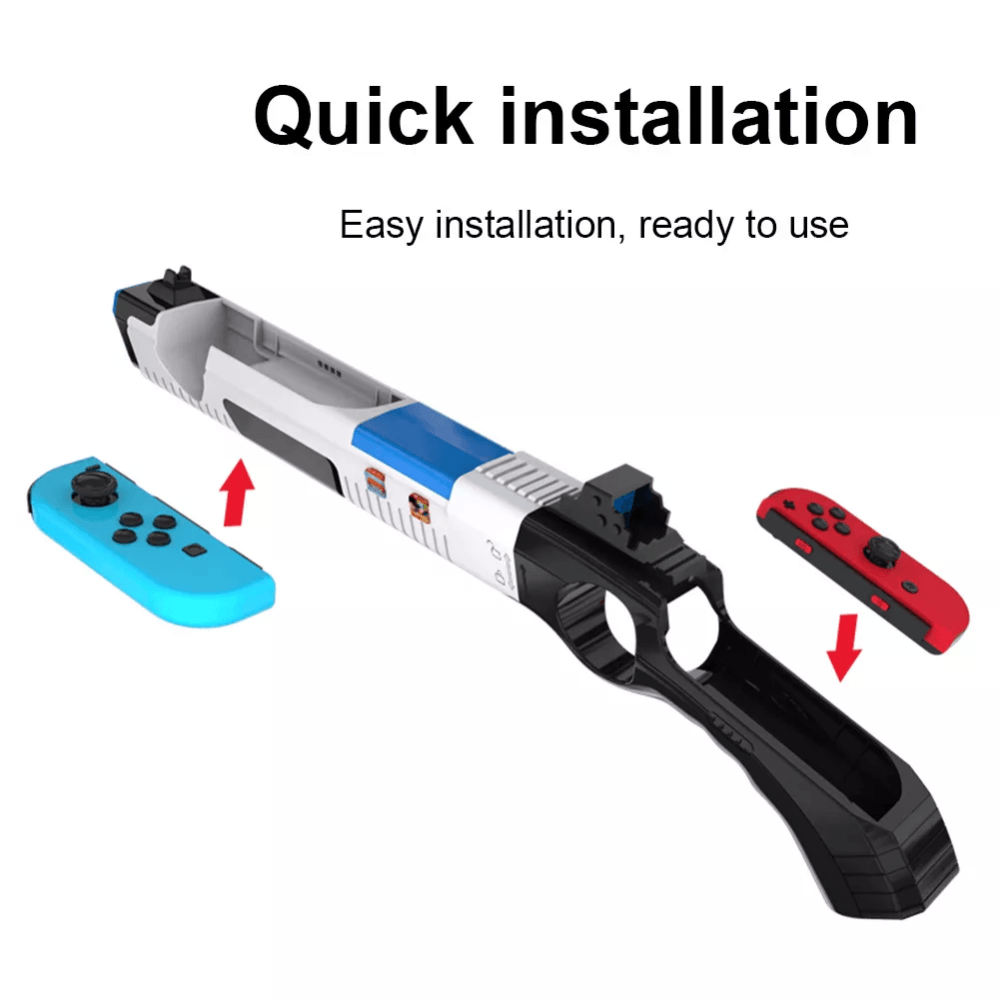 Gun Shape Handgrip Feeling Joystick For Nintendo Switch 2/1pcs Console