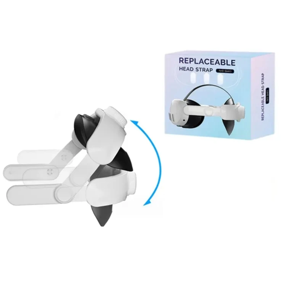 HBV 456 Adjustable Head Strap For Oculus Quest 3 VR Replaceable Headset Strap