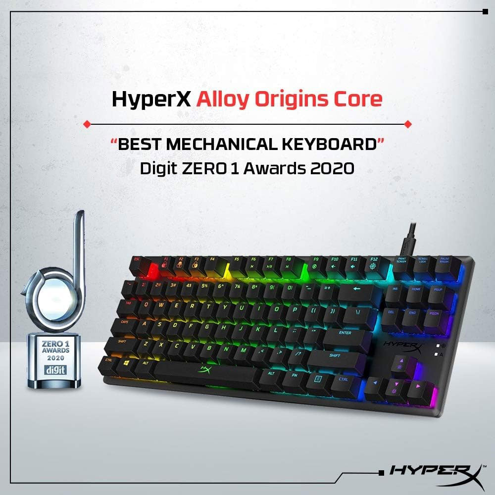HyperX Alloy Origins Core Tenkeyless Mechanical Keyboard