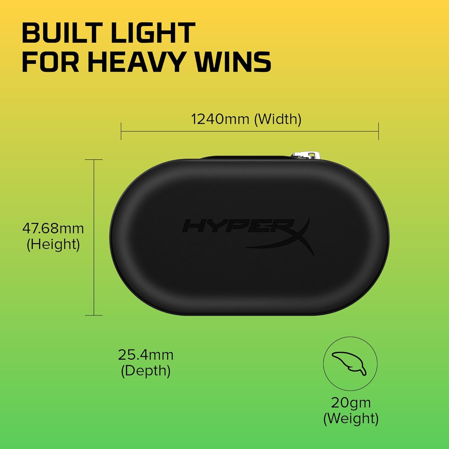 HyperX Cloud Earbuds II – 14mm Drivers Four Eartips Hard Shell Carrying Case