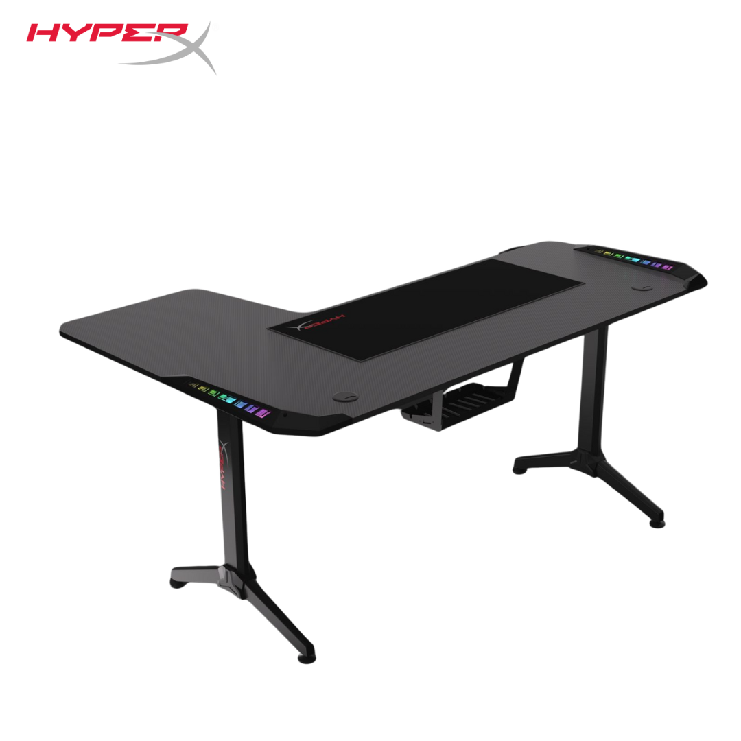 Hyperx Gaming Desk (l) 160*60 Cm (l: 100cm) Rgb Lighting - Desk & Chair