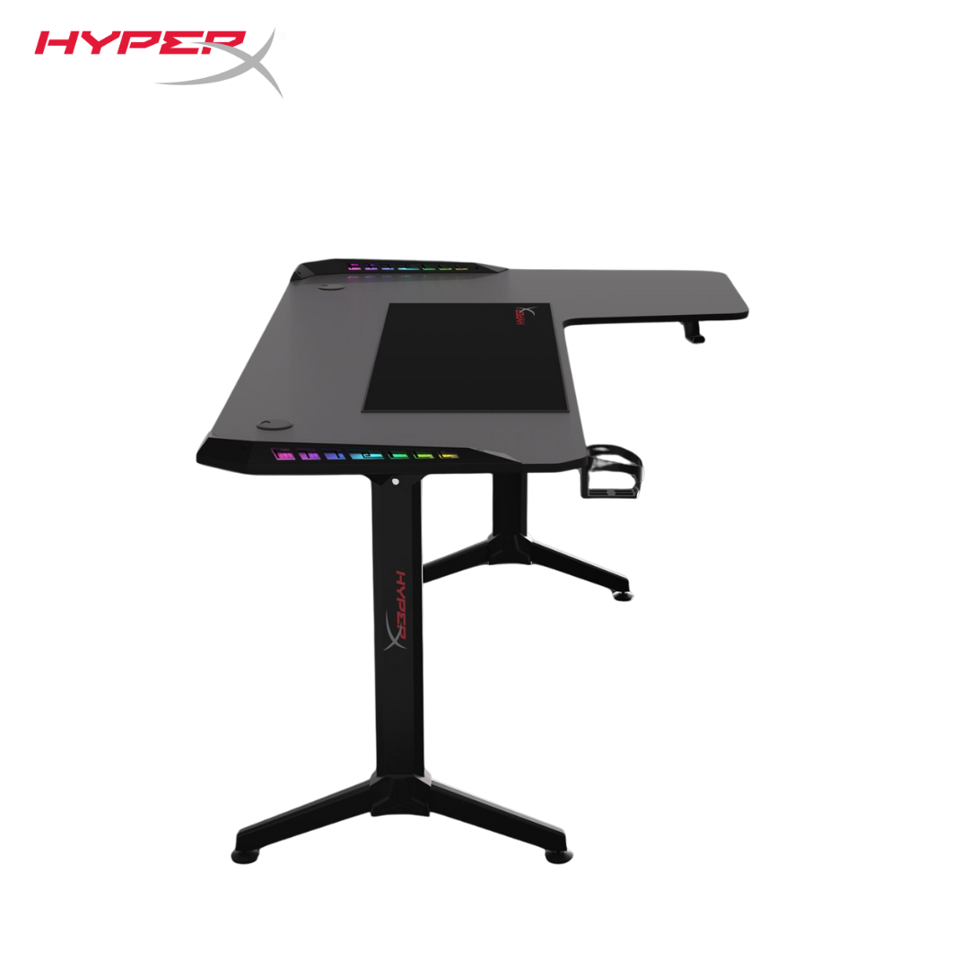 Hyperx Gaming Desk (l) 160*60 Cm (l: 100cm) Rgb Lighting - Desk & Chair
