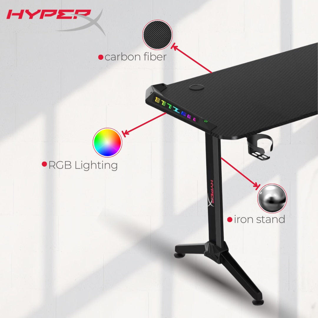 Hyperx L Shaped Gaming Desk Corner Computer Desk Sturdy Home Office Computer
