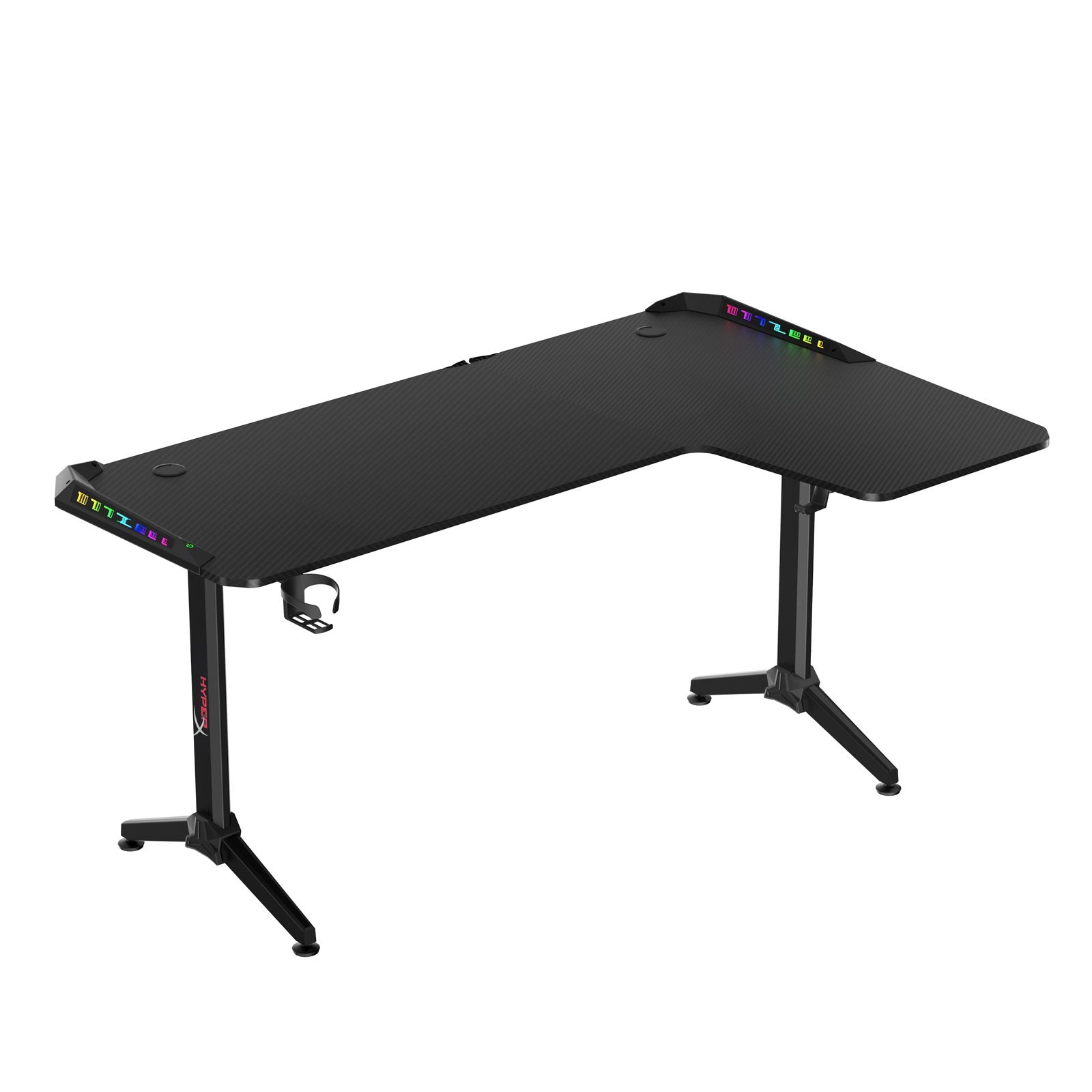 Hyperx L Shaped Gaming Desk Corner Computer Desk Sturdy Home Office Computer