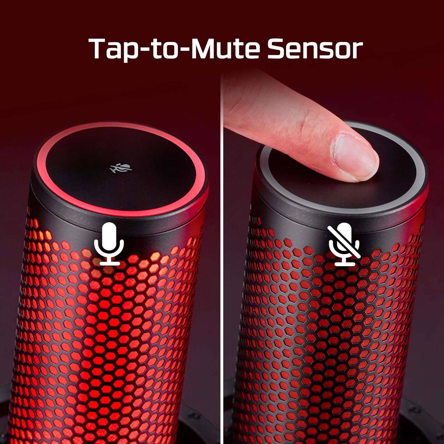 HyperX QuadCast 2 – USB Microphone for Gaming Streaming and Podcasting