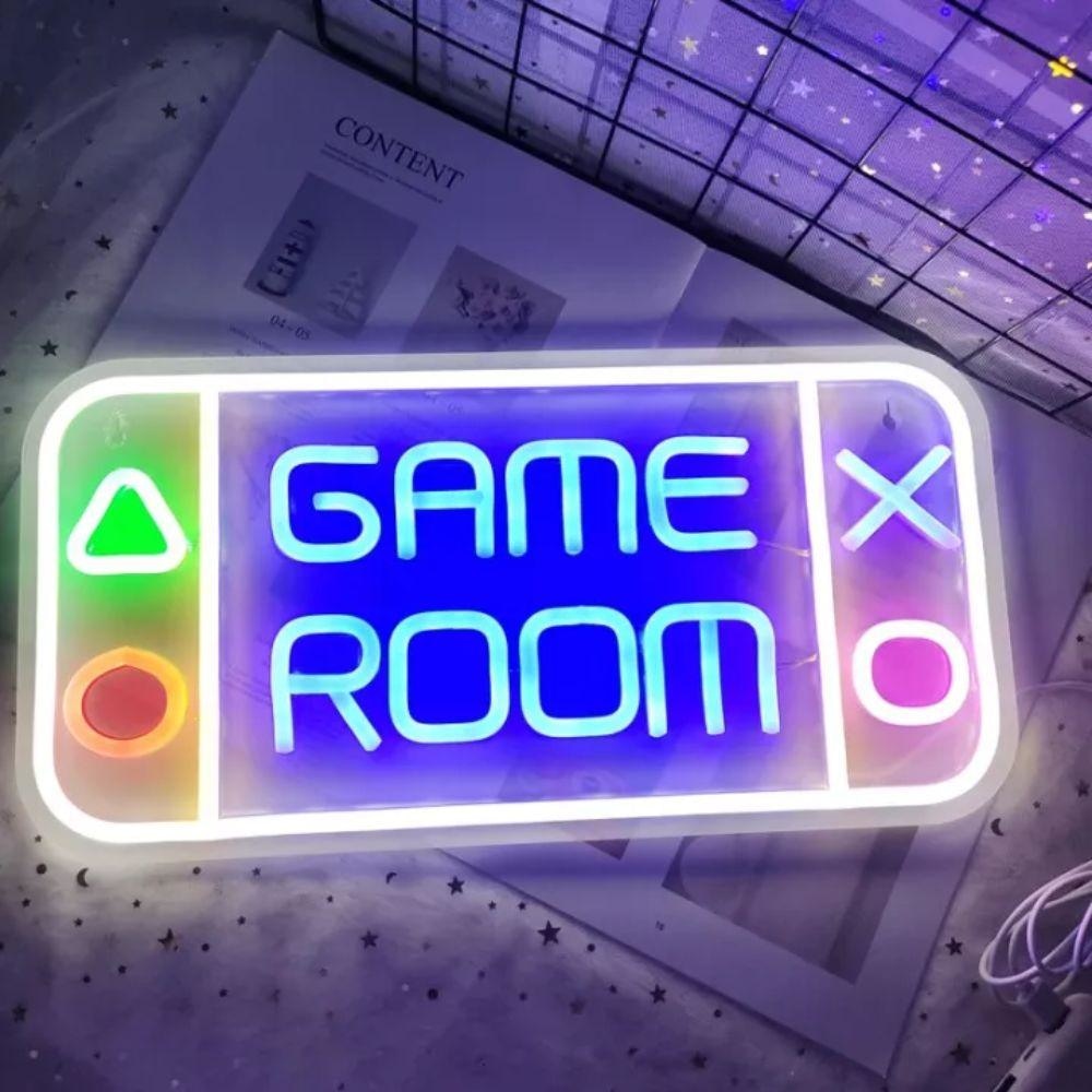 LED Game Room Neon Signs Gaming Decor Lightning