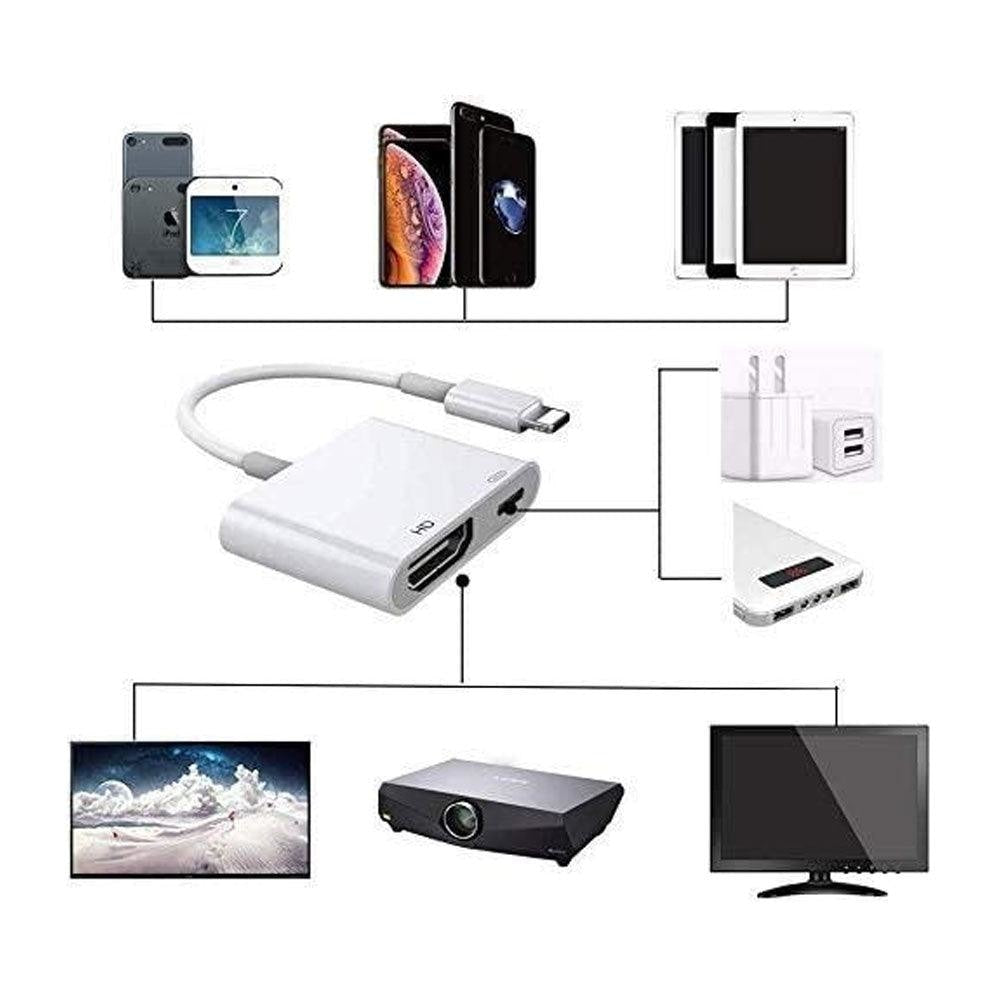 Lighting to HDMI adaptor L8 3SE Cables & Chargers