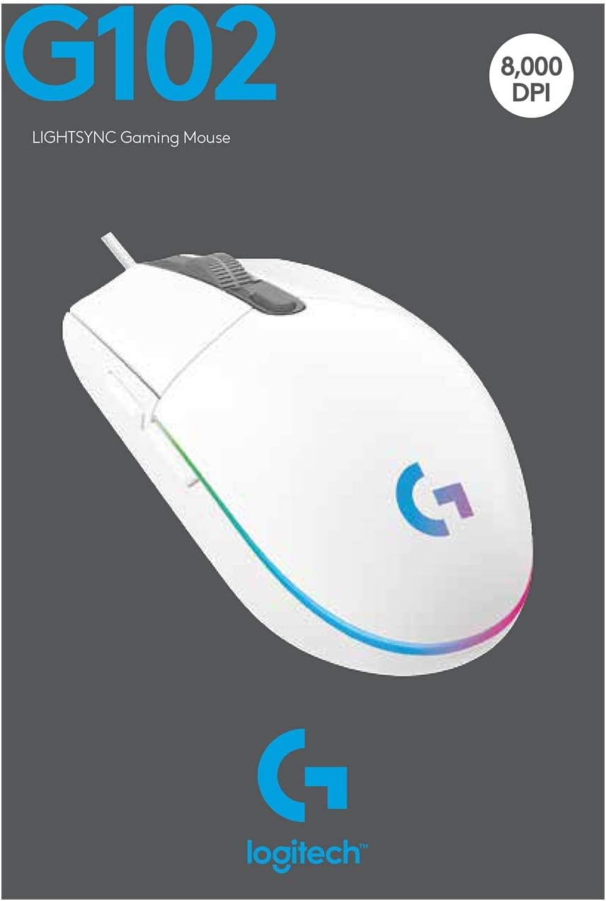 Logitech G102 Light Sync Gaming Mouse with Customizable RGB Lighting 6