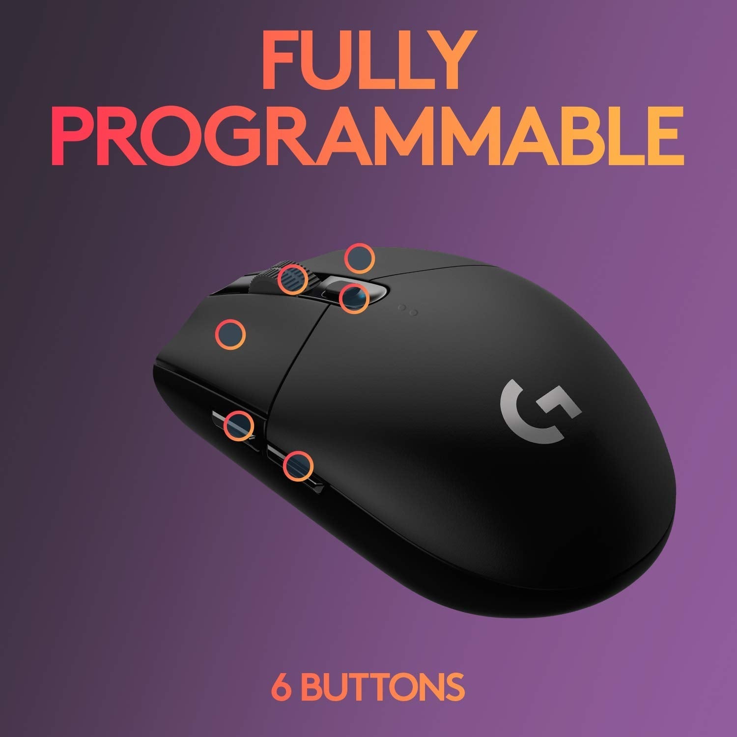 Logitech G304 Lightspeed Wireless Gaming Mouse Hero Sensor 12,000 DPI