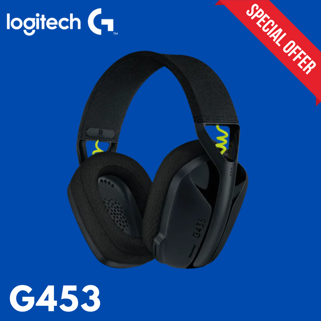 Logitech G435 Ultra Light Wireless Bluetooth Gaming Headset Audio