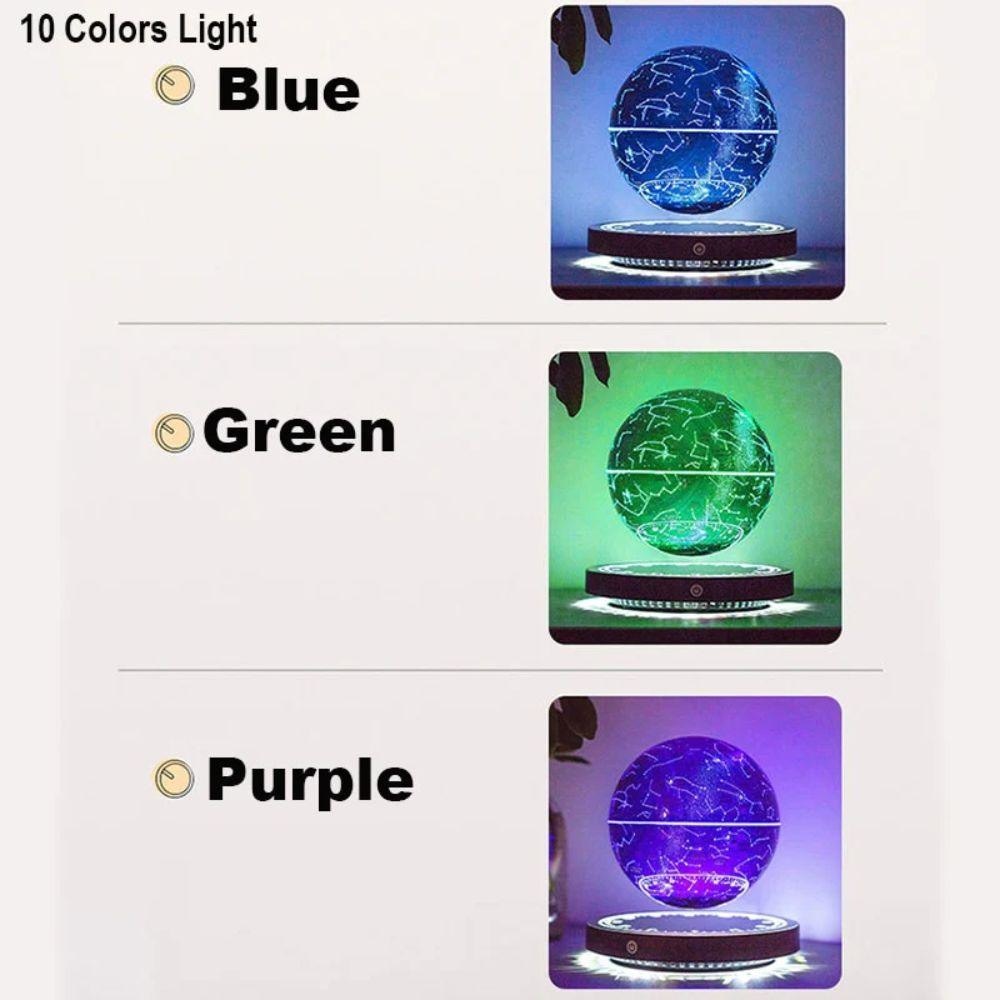 Magnetic Levitation Led Floating Ball Lamp Rgb Colors