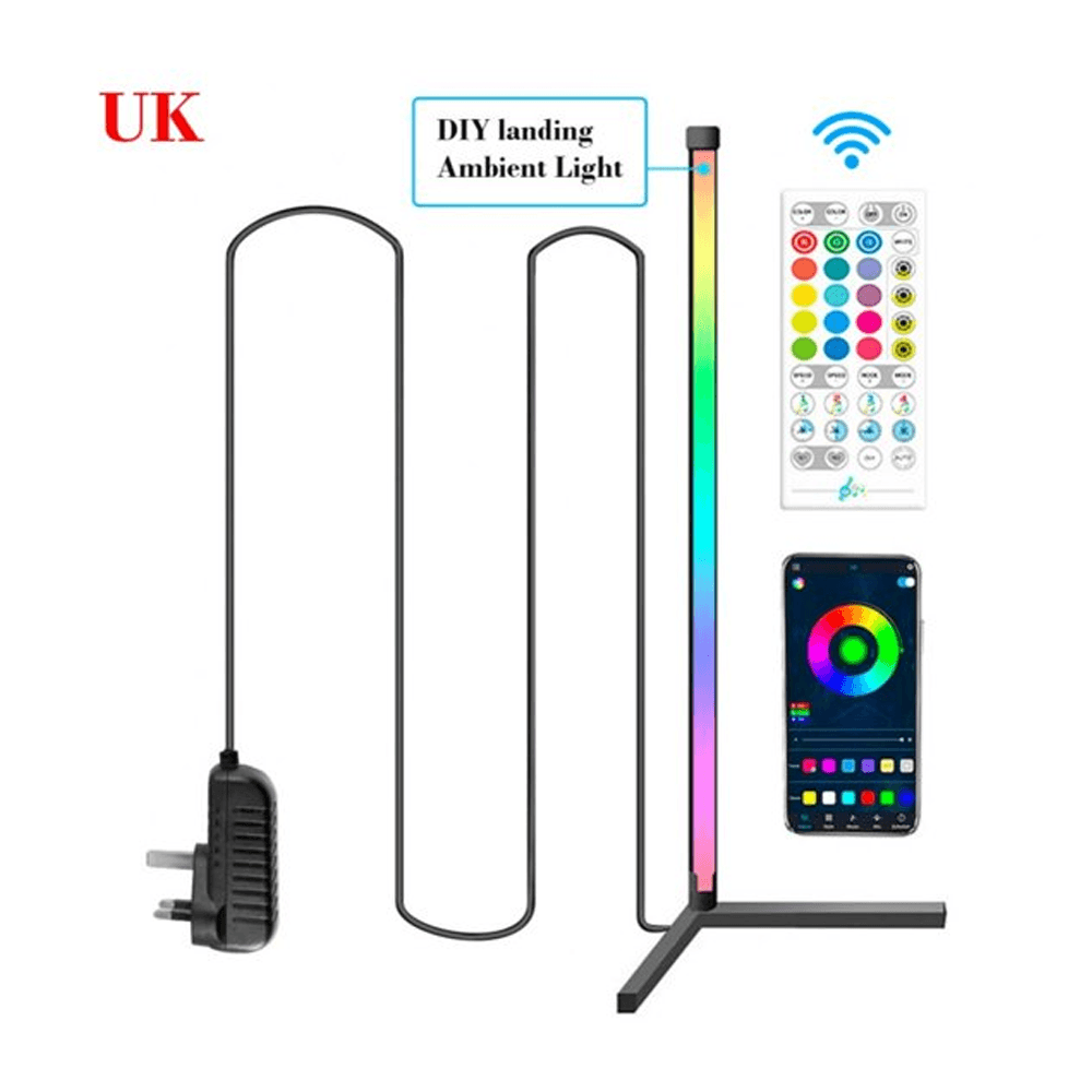 Modern LED Floor Lamp RGB Corner Decoration Lightning
