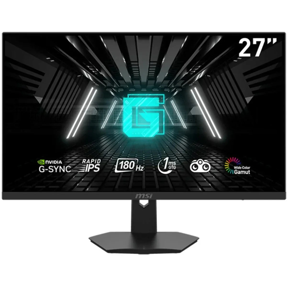 MSI G274F 27 Inch FHD Gaming Monitor Tower Case & Monitor