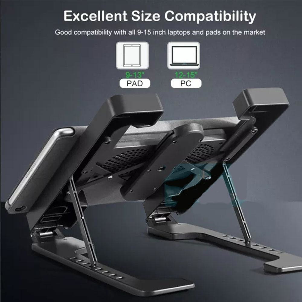 MULTI POSITION FOLDABLE BRACKET LAPTOP COOLER TABLET STAND H688 Cooling Stands