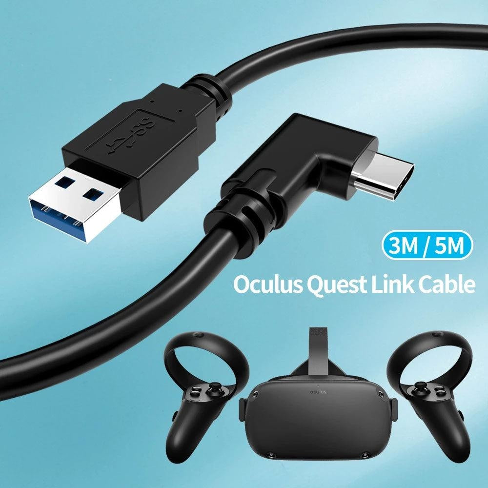 Oculus Headset Cable PC VR for Quest 2 and Quest Link Console