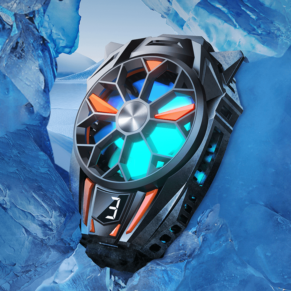 Panther Series Semiconductor Phone Cooler with Digital Display Cables & Chargers