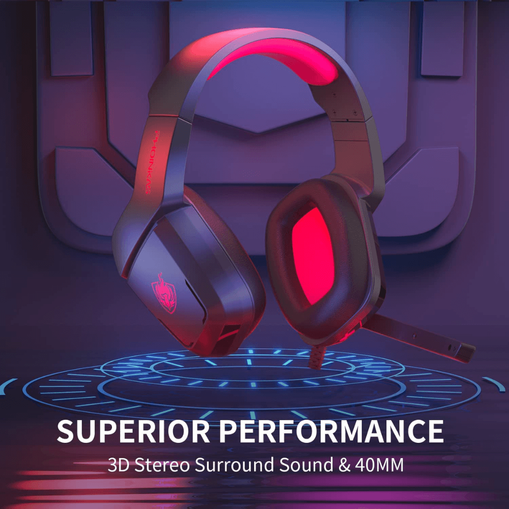 PHOINIKAS H1 Gaming Headset Audio