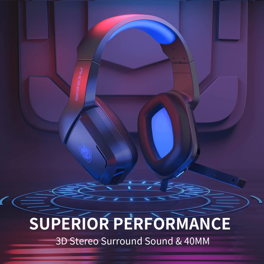 PHOINIKAS H1 Gaming Headset Audio