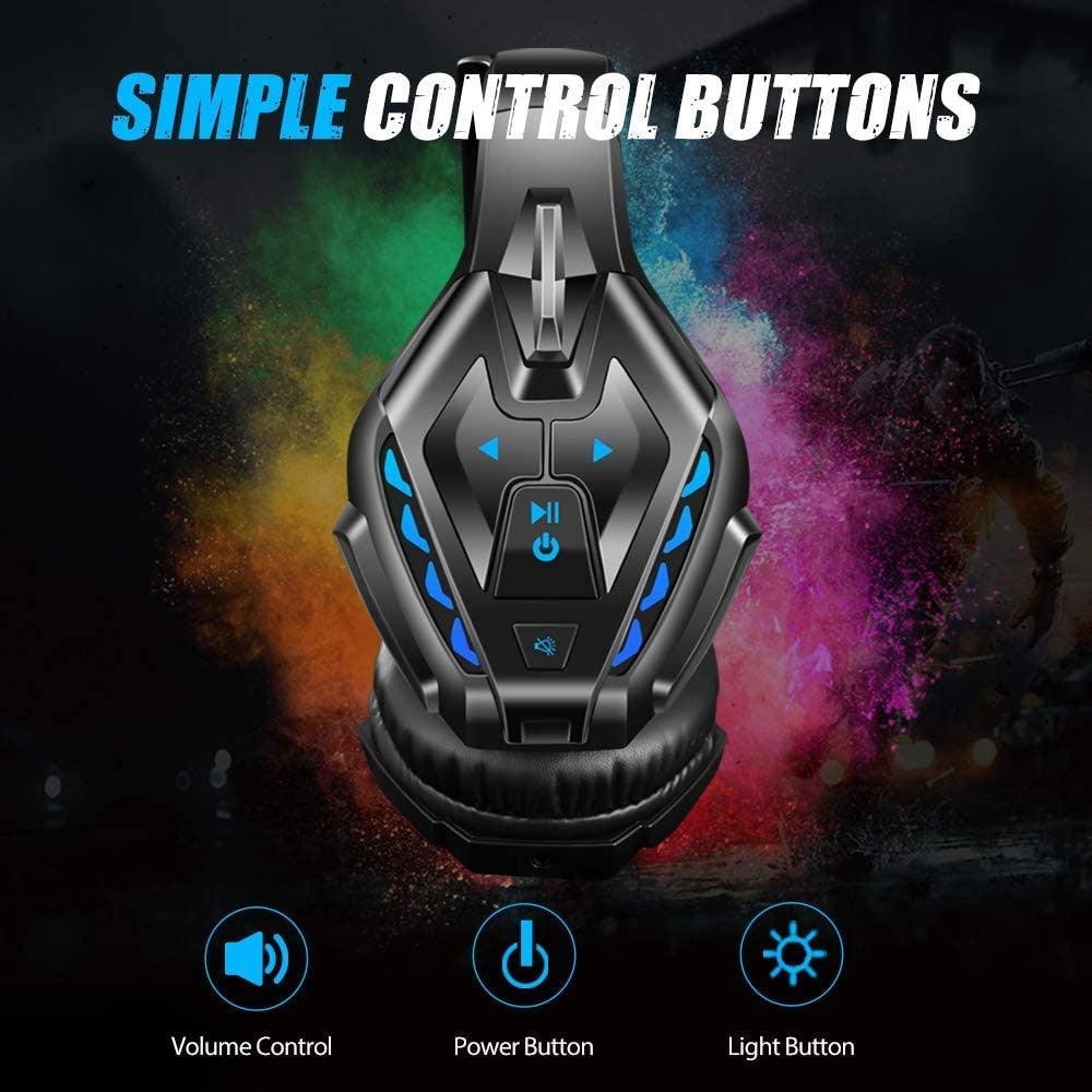 PHOINIKAS Q10 Wireless Bluetooth Gaming Headset Audio