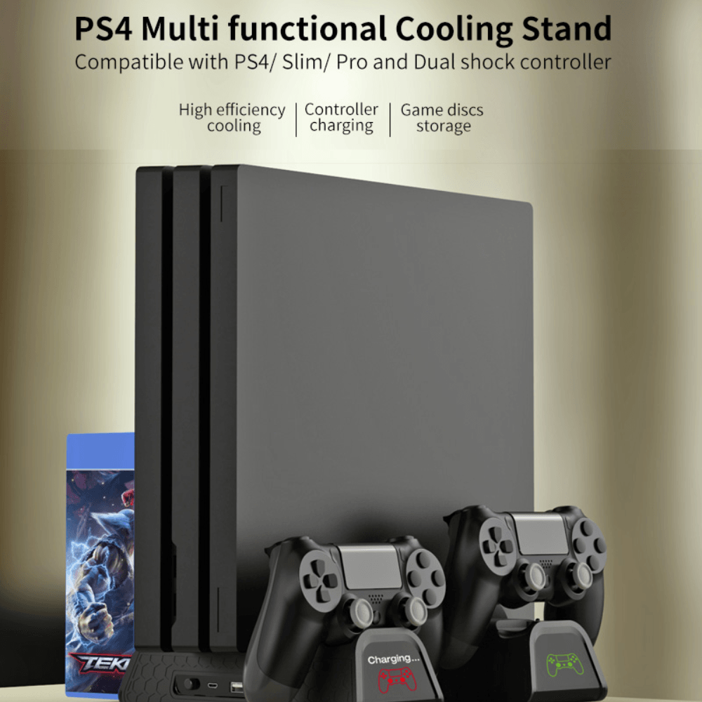 PS4 Multifunctional Cooling Stand TP4 882C Console