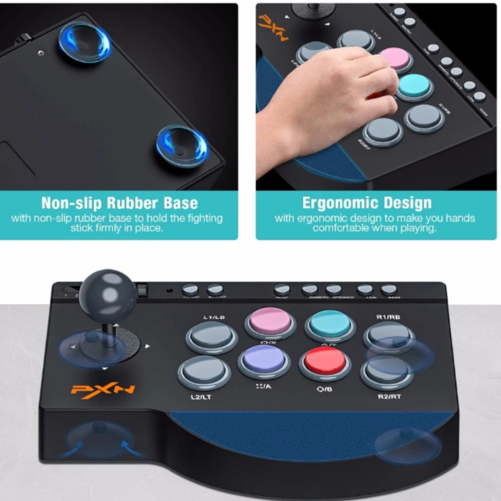 PXN 0082 Arcade Joystick for PC/PS3/PS4/Xbox one/Switch Console