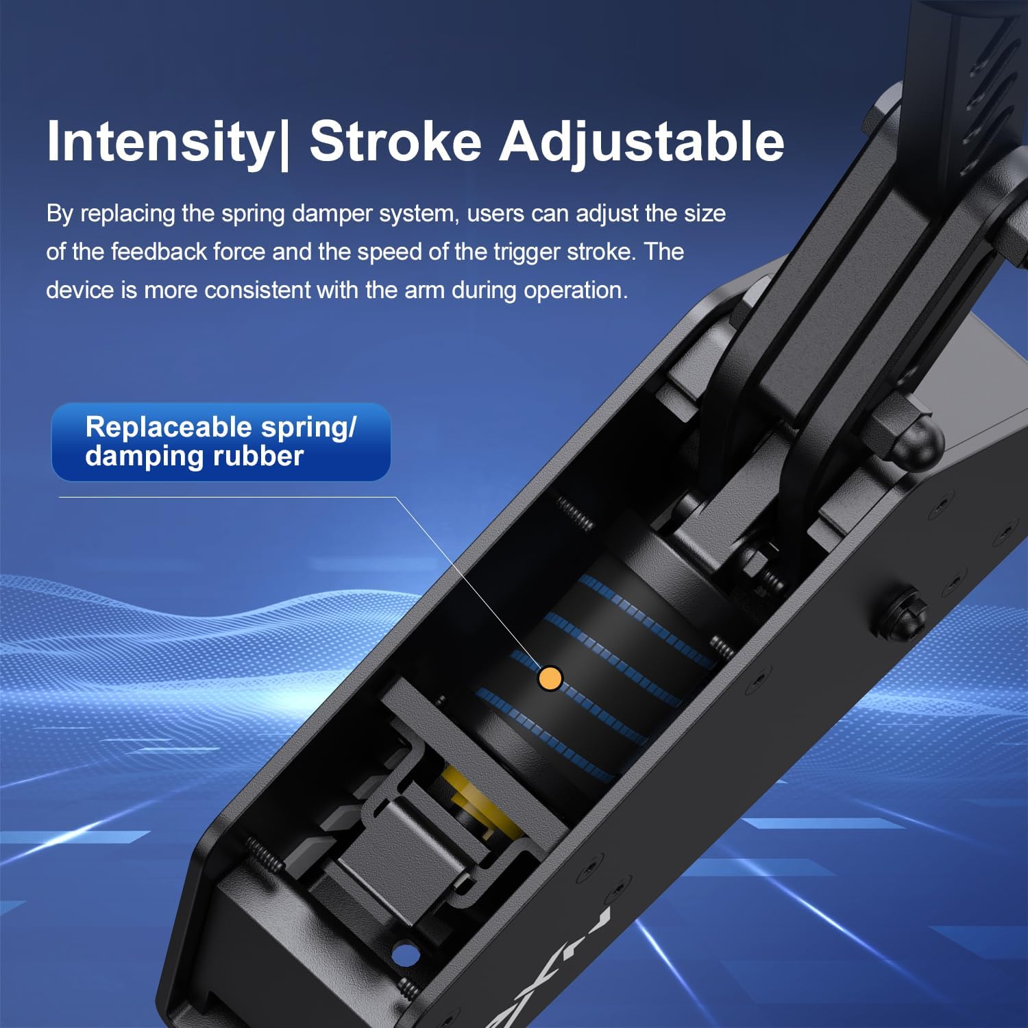 PXN USB PC Handbrake HBS16Bit Hall Sensor Linear Sim Handbrake for Racing Games