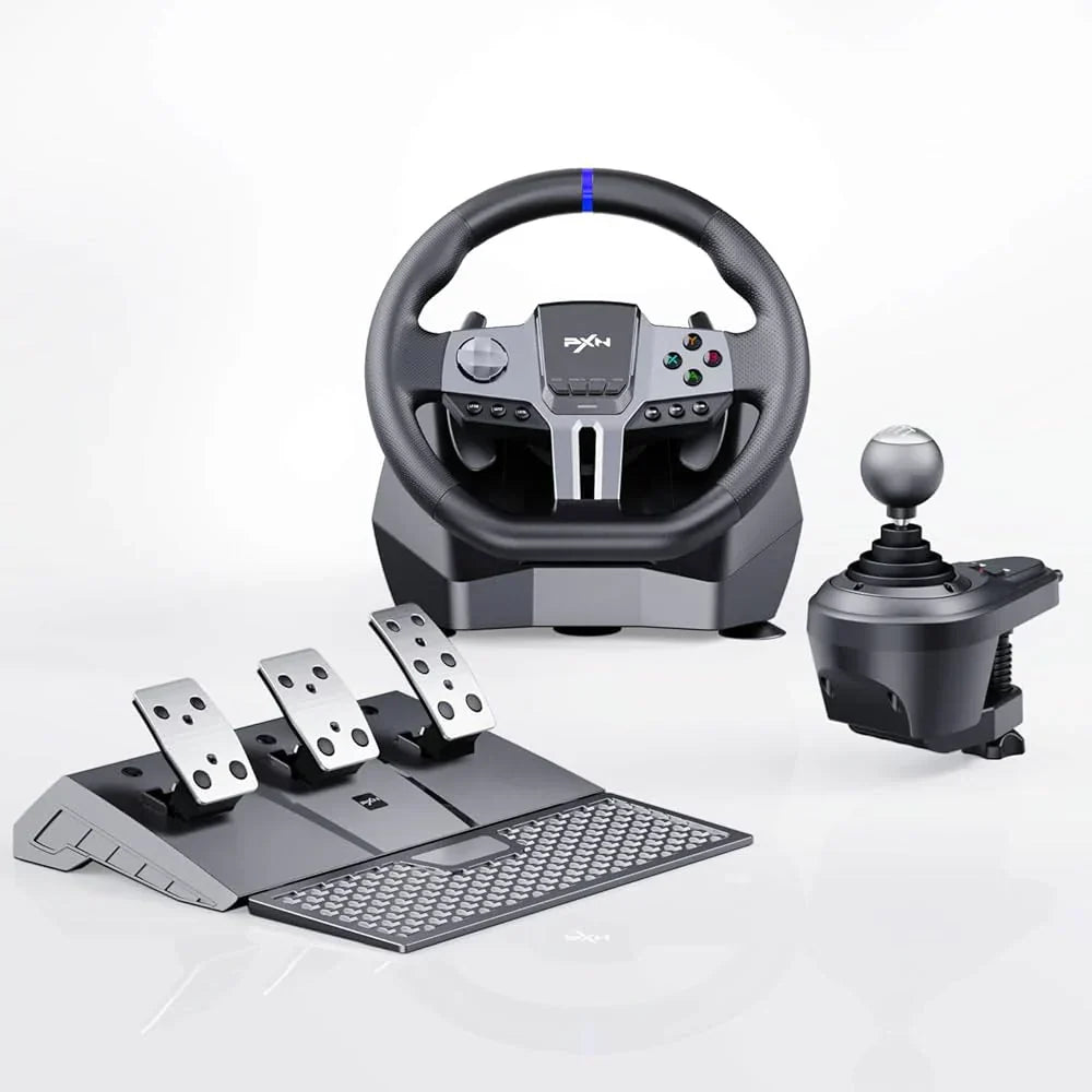 PXN V9 Gen2 Steering Wheel Gaming Steering Wheel Xbox PC 270/900° Car