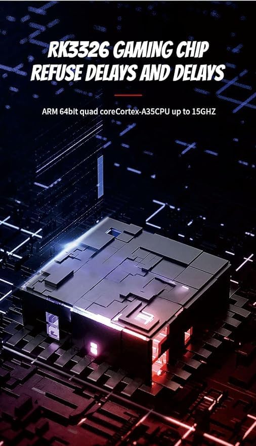 R36S Handheld Game Console 3.5 inch IPS Screen Retro Gaming Console 64G Card