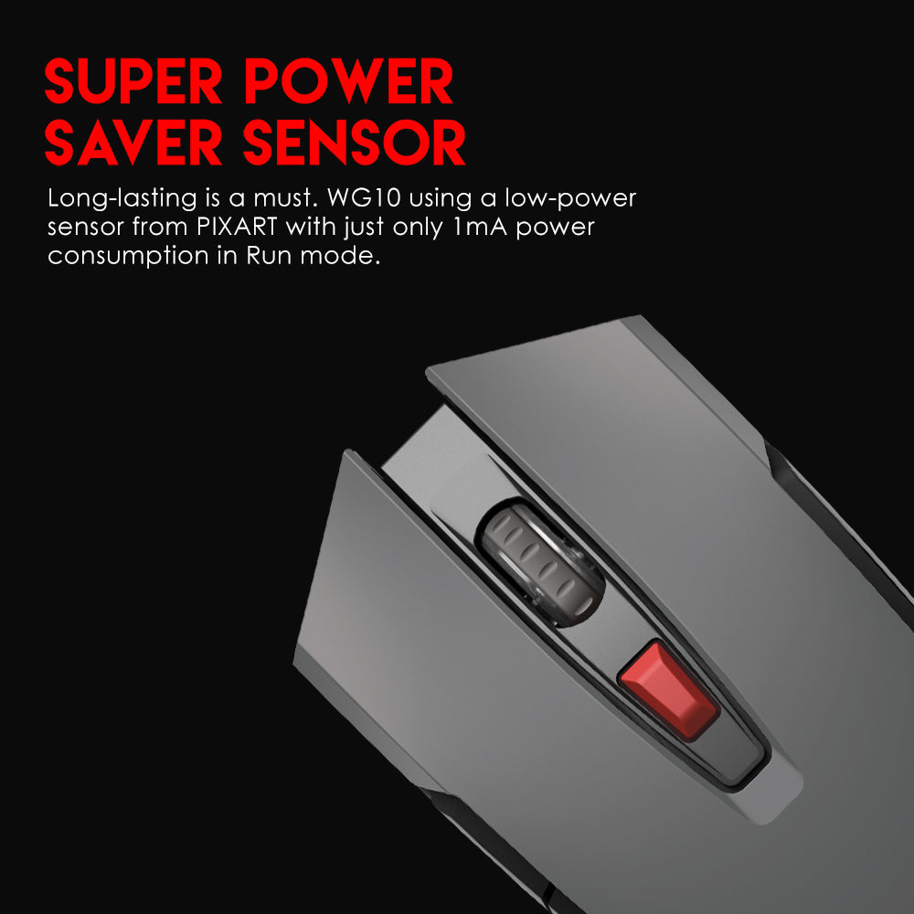 RAIGOR II WG10 WIRELESS 2.4GHZ PRO GAMING MOUSE Mouse