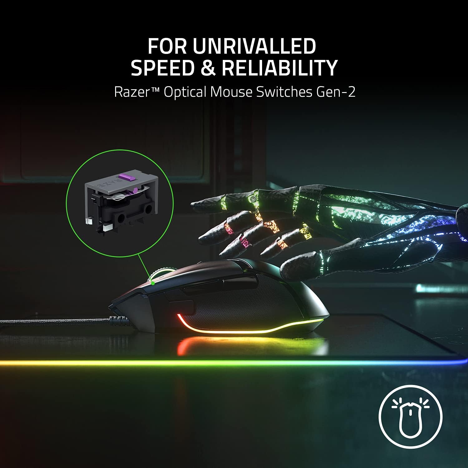 Razer Basilisk V3 Customizable Ergonomic Gaming Mouse: Fastest Gaming Mouse