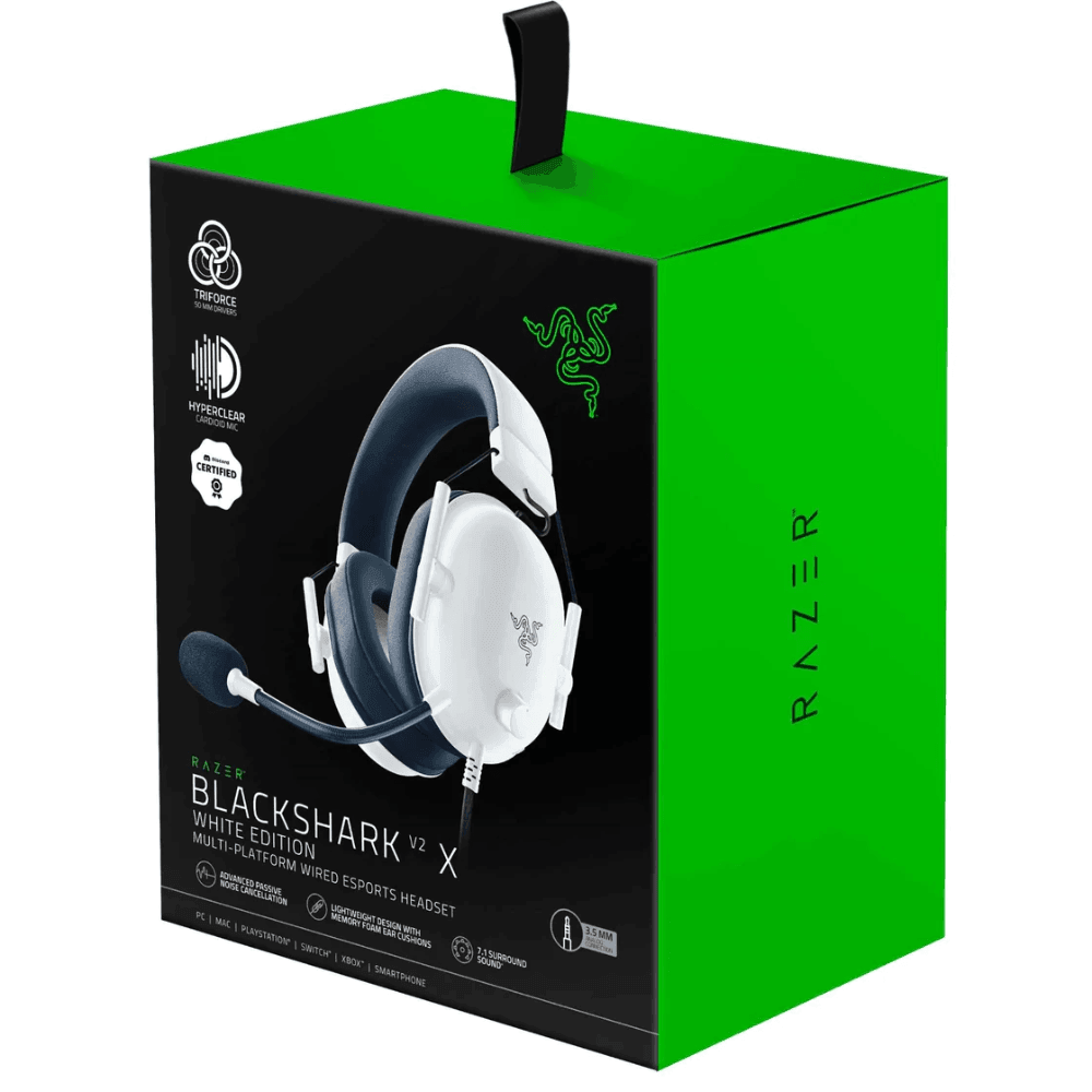 Razer BlackShark V2 X Wired Gaming Headset Audio