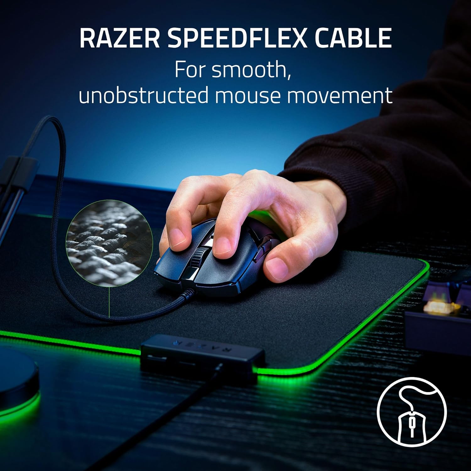 Razer Cobra Gaming Mouse: 58g Gen 3 Optical Switches Chroma RGB Lighting 8500