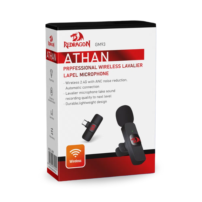 Redragon Athan GM93 Lavalier Microphone Streaming