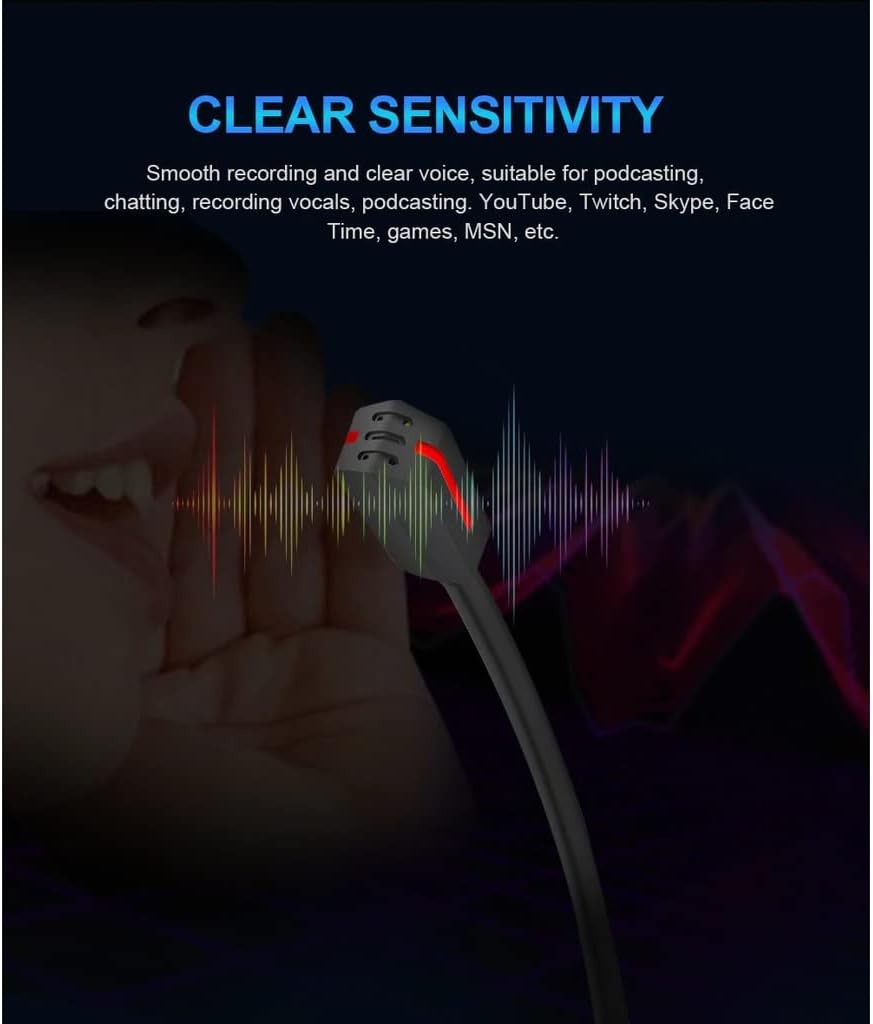 Redragon Gm99 Stix Usb Rgb Gaming Stream Desktop Microphone to to Streaming Podcasting,studio Recording,youtube,skype