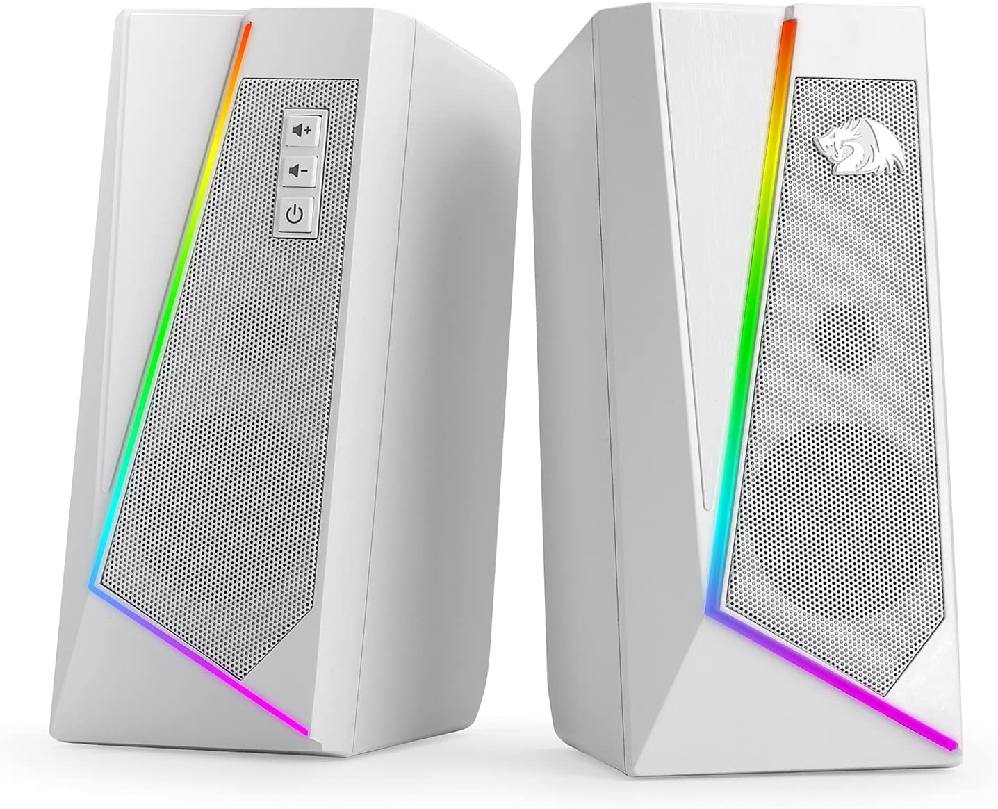 Redragon GS520 RGB Desktop Speakers White Speakers