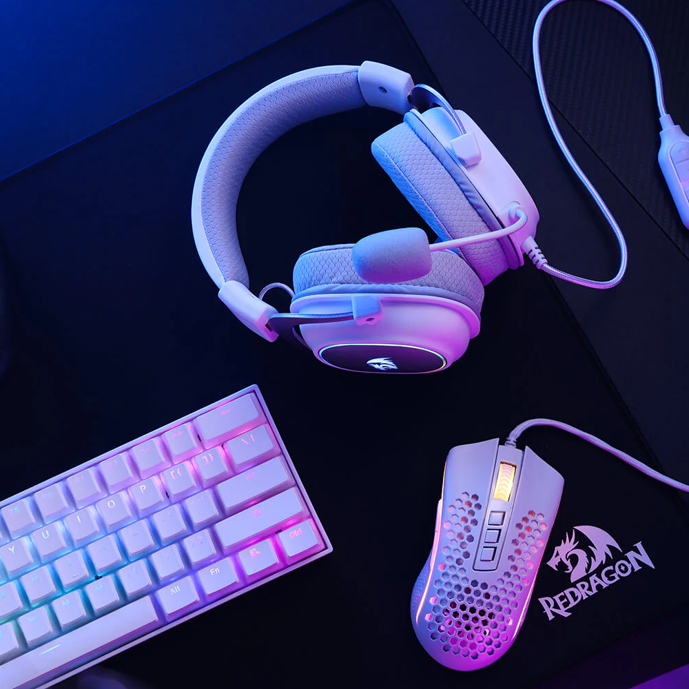 Redragon H510 ZEUS X RGB White Wired Gaming Headset Headset 3.5