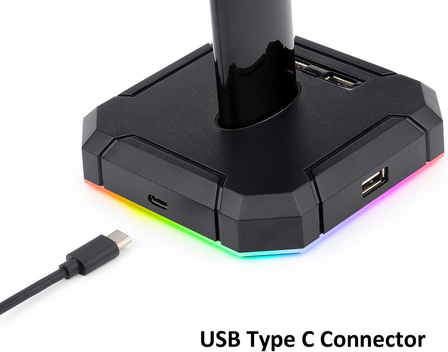 Redragon H858 3-mode Wireless Gaming Headset 7.1 Surround Sound + Redragon Ha300 Scepter Pro Headset Stand Rgb. - Audio