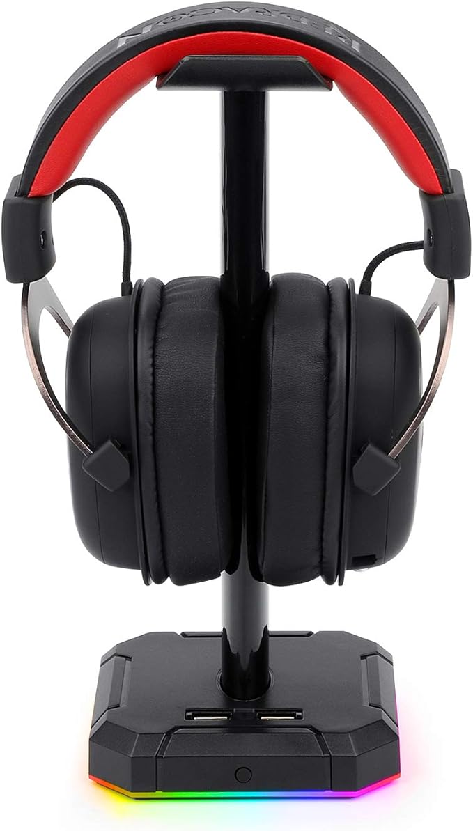 Redragon Ha300 Scepter Pro Headset Stand Rgb Backlit Gaming Headphone Stand - Audio | Headset Accessories