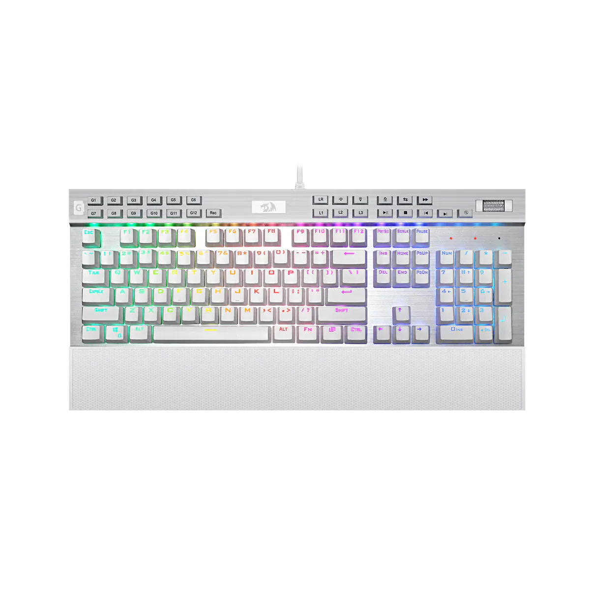 Redragon K550 RGB Gaming Keyboard 104 Keys + 12 Macro G Keys Wired Mechanical