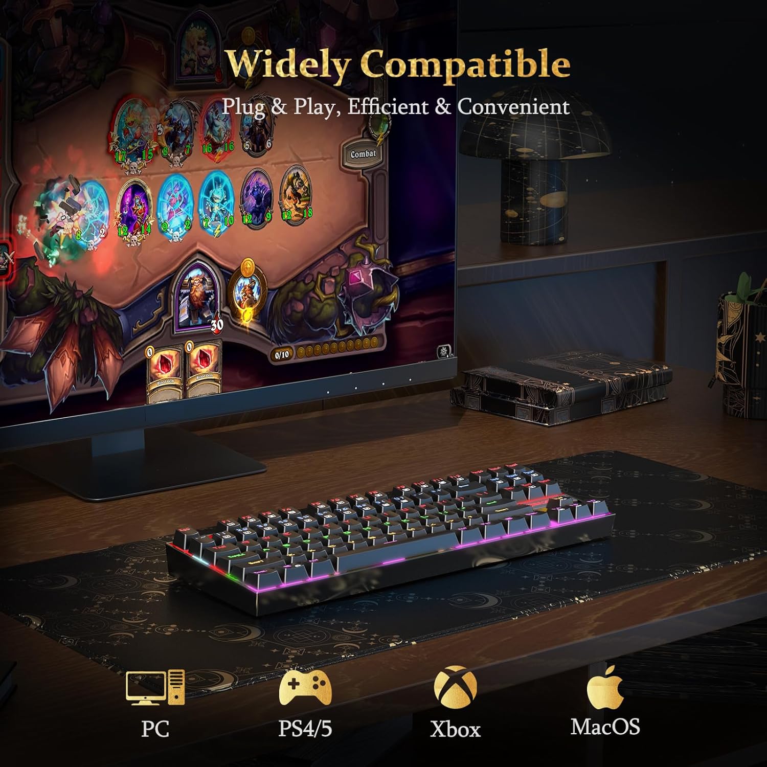 Redragon K552 Mechanical Gaming Keyboard English LED Gaming Keyboard with 87