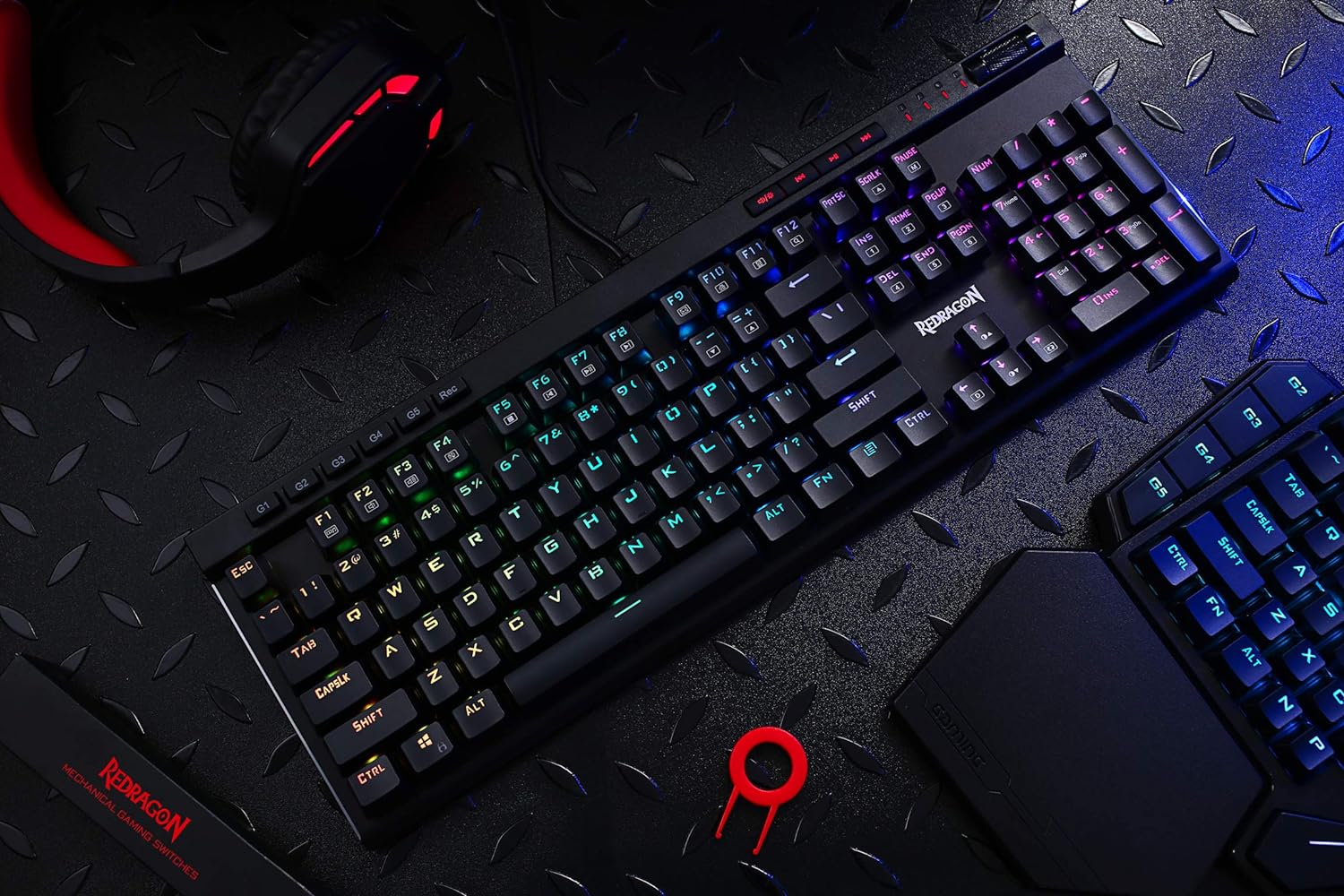 Redragon K580 VATA RGB LED Backlit Mechanical Gaming Keyboard Keyboard