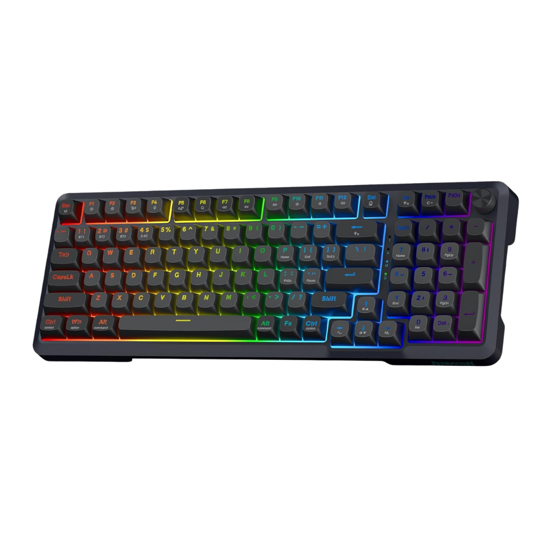 Redragon K688 Wireless Mechanical Keyboard 3 Mode Gasket Mounted RGB Gaming