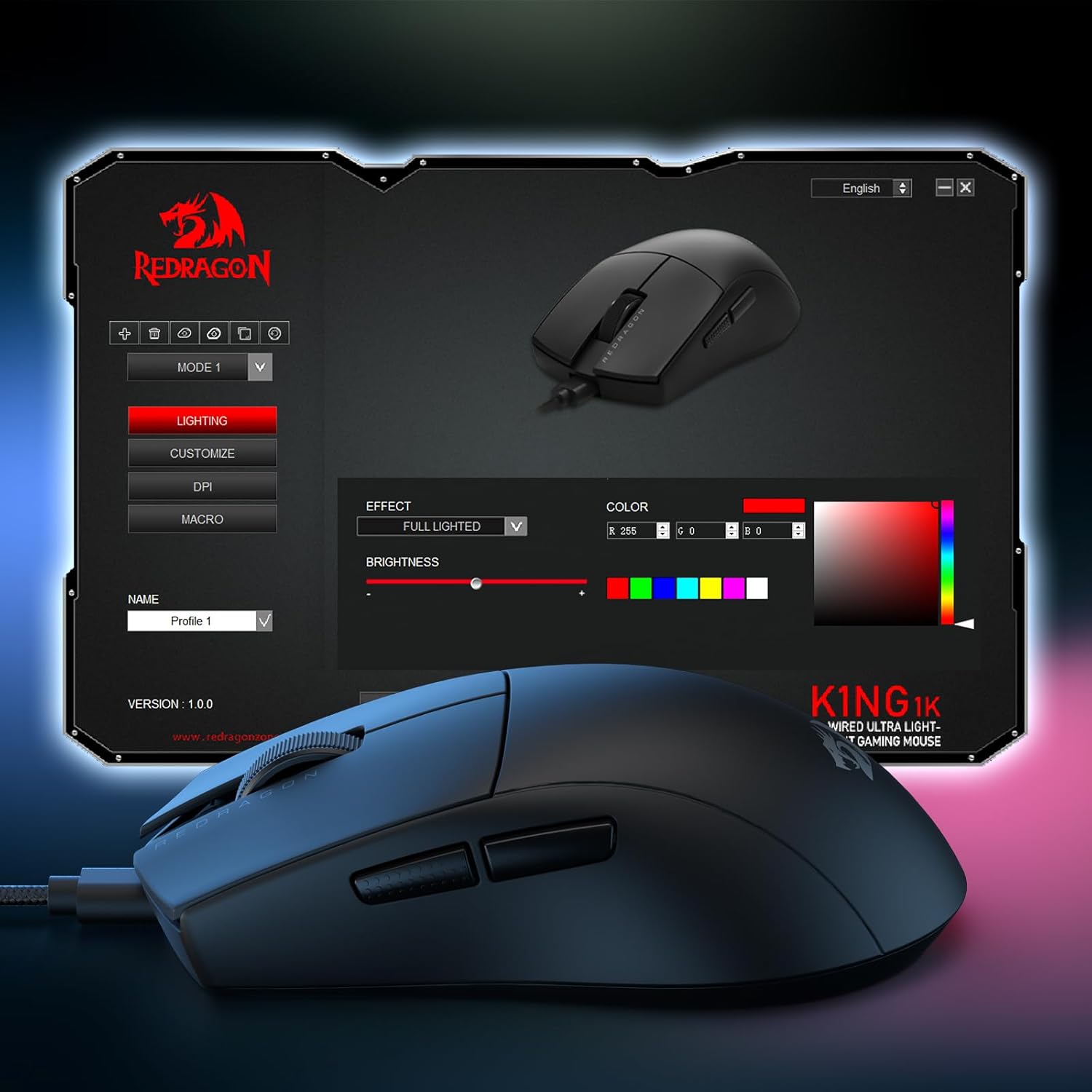 Redragon M724 Wired Gaming Mouse Mouse