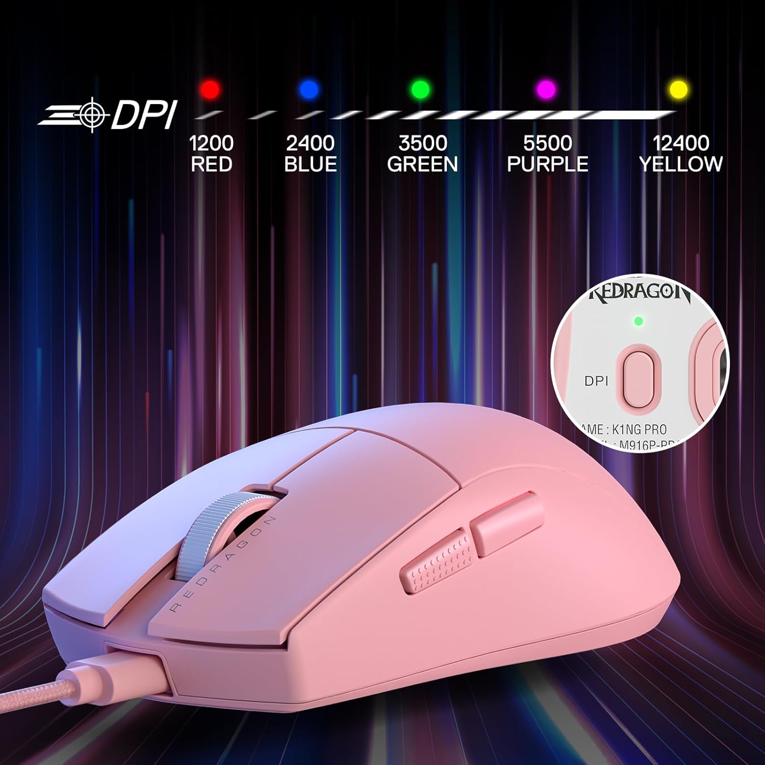 Redragon M724 Wired Gaming Mouse Mouse