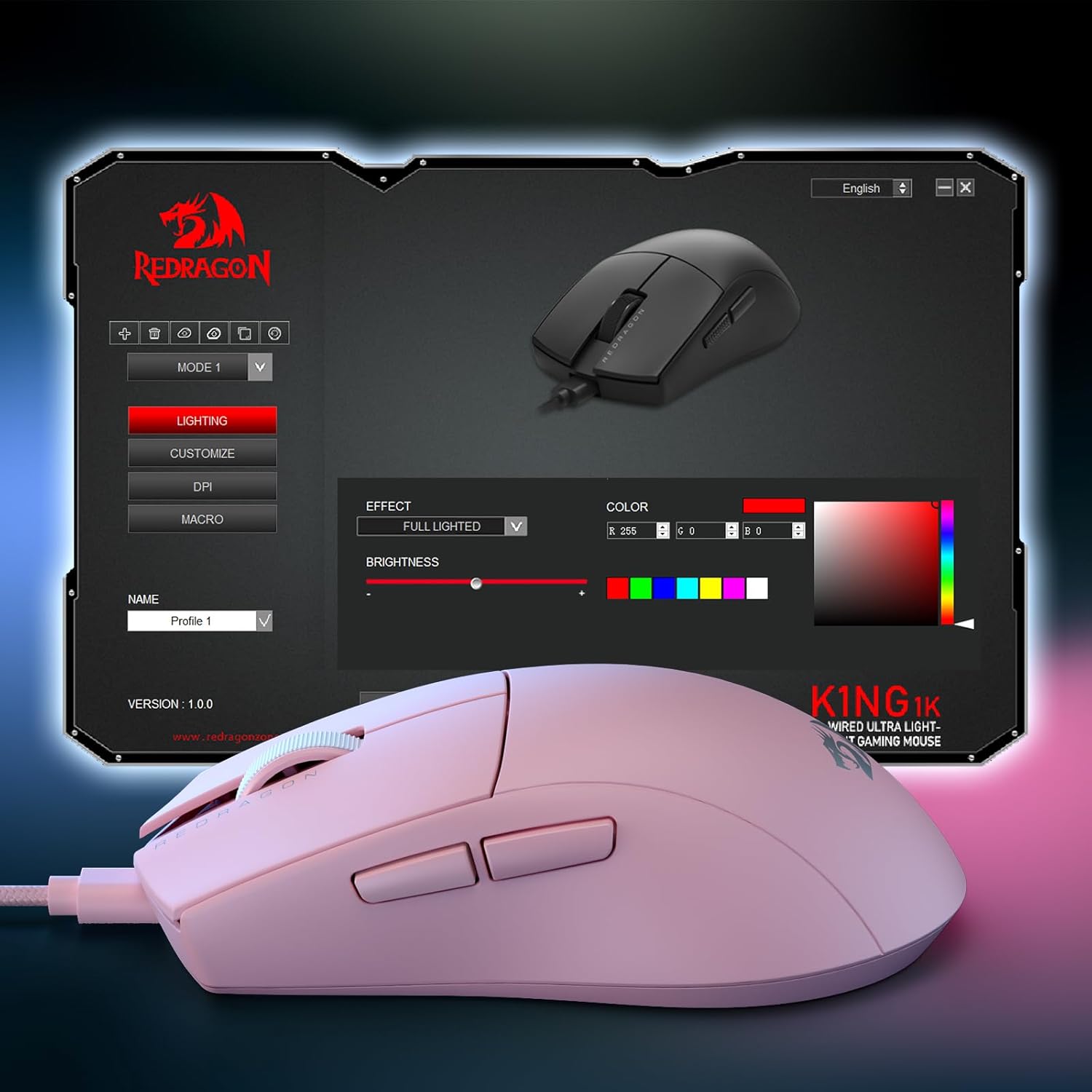 Redragon M724 Wired Gaming Mouse Mouse
