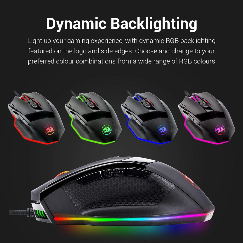 Redragon M801 Gaming Mouse LED RGB Mouse