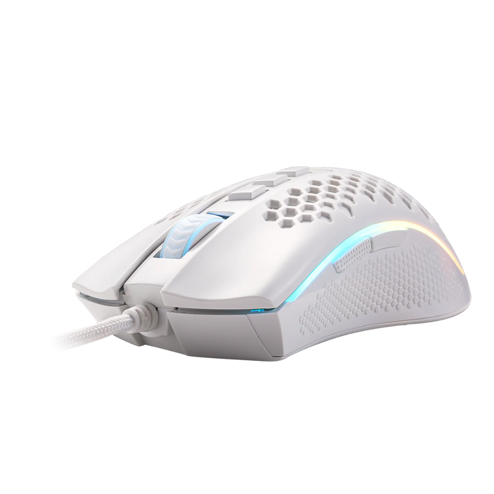 Redragon M808 Storm White Lightweight RGB Gaming Mouse Mouse